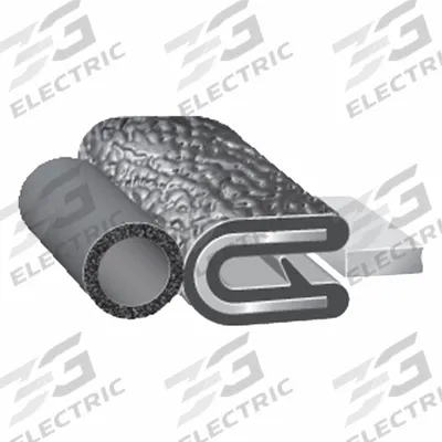 TRIM LOK Trim Seal: Rounded, 250 ft Overall Lg, PVC Outer, EPDM Bulb - General Purpose A- & D-Profile Edge Trim Seals