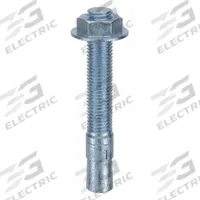MKT FASTENING Wedge Anchor: 5 1/2 in Overall Lg, 3/4 in Dia, 3/4"-10 Thread Size, Steel, Steel, 5 PK (MPN 2634512). Key specifications — Brand: MKT FASTENING; Anchor Type: Wedge; Finish Type: Zinc Plated.