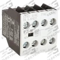 EATON Auxiliary Contact: 2NO/2NC, 16 A Max Current (AC), Front Mount, Front-Mounted (MPN XTCEXFAC22). Key specifications — Brand: EATON; Compatible with Series: XTRE Control Relays.