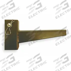 JARKE Arm: Straight, 21 in Overall Arm Lg, 18 in Usable Arm Lg, 2,500 lb Arm Capacity (MPN 25ASO18). Key specifications — Arm Orientation: Straight; Brand: JARKE.