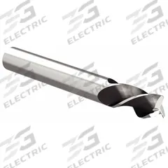 WIDIA HANITA Corner Radius End Mill: Carbide, 3 Flute, 3/16" Mill Dia, 5/16" LOC, 0.015" Rad, 2" OAL (MPN 3A09E05001RAT UNCOATED)