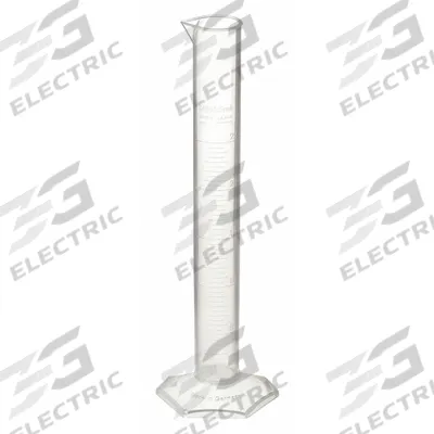 APPROVED VENDOR Graduated Cylinder: Polypropylene, 25 mL, 0.8 fl oz, To Contain (TC) - Plastic Graduated Cylinders