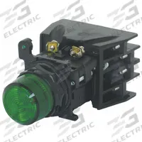 EATON Indicating Light: 30 mm Panel Mounting Size, Green, Fresnel, 1250T Series (MPN 10250T197HLGP24). Key specifications — Brand: EATON; Series: 1250T.