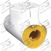 APPROVED VENDOR Pipe Fitting Insulation: Tee, Fiberglass, Slit, 1 1/2 in Thick, 3 1/8 in Inside Dia (MPN TEE447). Key specifications — Brand: APPROVED VENDOR.