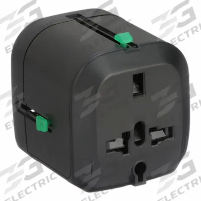 MONOPRICE Plug Adapter: 1 Outlet, 0 USB Ports - International Outlet Plug Adapters