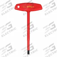 WIHA Hex Key: 0 Ball Ends, 1/4 in Tip Size, SAE, Long, Chrome Vanadium Molybdenum, Black Oxide, T (MPN 33485). Key specifications — attr1205521: WIHA; attr1205526: Black Oxide.