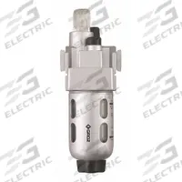 GROZ Compressed Air Lubricator: Micro Mist, 1/4 in NPT, 48 cfm, 145 psi Max Op Pressure, Knob (MPN L1391). Key specifications — attr111774: Aluminum; attr111402: Light Duty; attr111761: GROZ.