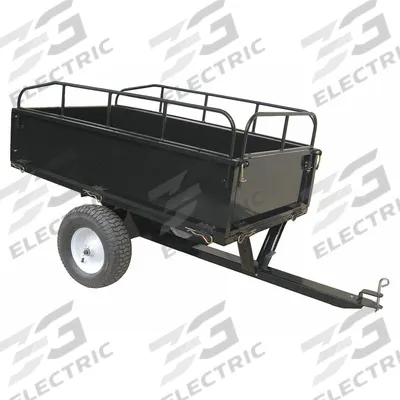 APPROVED VENDOR Trailer Cart: 2 Wheels, 18.4 cu ft Cubic Foot Capacity - Dump Carts & Trailers
