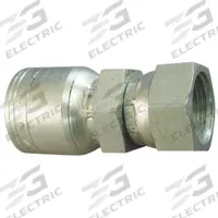 AEROQUIP Hydraulic Crimp Fitting: Steel x Steel, Straight, -16 For Hose Dash Size, Metric x Crimp (MPN 1A16KF16). Key specifications — Fitting Gender: Female x Genderless; Fitting Connection Type: Metric x Crimp; Brand: AEROQUIP; Thread Size: M33-1.5; For Hose Dash Size: -16.
