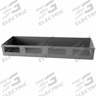 DURHAM MFG Additional Door Shelf: 12 in x 4 in x 2 in, 3501-BDLP-58-1S-4RDR-95/DC-BDLP-132-95 - Extra Door Shelves for Durham Bin Cabinets