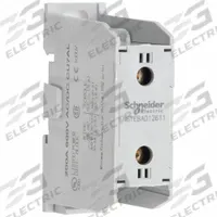 SCHNEIDER Power Distribution Block: Finger-Safe, Lug, Lug, 14 AWG – 3/0 AWG For Line Side Wire Sizes (MPN NSYEBCD12611). Key specifications — Mounting Type: DIN-Rail; Brand: SCHNEIDER; For Conductor Material: Copper.