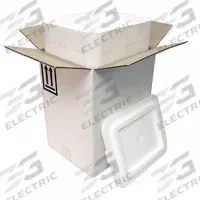 BERLIN Hazardous Material Shipping Kit: 11 in x 9 in x 13 3/4 in, 175#, Single Wall, White, 4 PK (MPN HMS-6624M). Key specifications — Brand: BERLIN; Color: White.