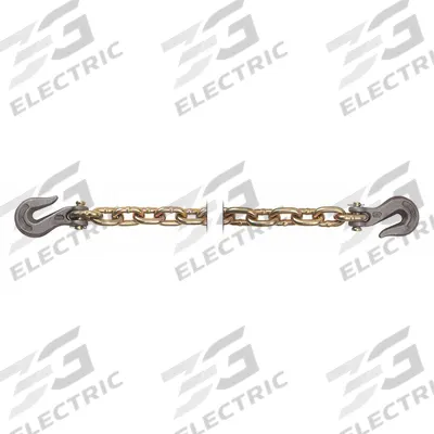 PEERLESS Straight Chain: 16 ft Overall Lg, Carbon Steel, Welded, 1.38 lb Wt per Foot - Tie Down Chains