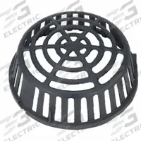 ZURN Dome Strainer: 12 1/2 in Overall Dia, 4 3/8 in Overall Ht, Cast Iron, Unfinished, Drop-In (MPN P100-DOME-CI). Key specifications — Connection Type: Drop-In; Finish: Unfinished; Brand: ZURN.