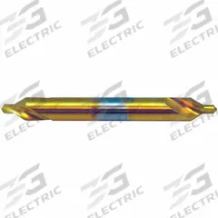 KEO Center Drill: Plain Type, #5, 82°, 4 in Overall Lg, TiN Coated High Speed Steel (MPN 907-000-560). Key specifications — Brand: KEO; End Type: Double End.