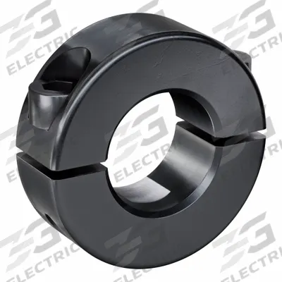 RULAND MANUFACTURING Shaft Collar: 2-Piece, Metric, Round, Clamp-On, 21 mm Bore Dia - Steel Shaft Collars