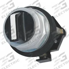 EATON Short-Handled Selector Switch: 30 mm Panel Mount Size, 2 Positions, 3A Cam, Series HT800 (MPN HT8JNH3A). Key specifications — Action: Maintained/Momentary; Cam: 3A; Brand: EATON; Switch Bezel Material Type: Metallic.