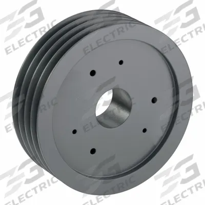 APPROVED VENDOR V-Belt Pulley: 8V1600, 4 Groove, 16 in OD, Bushed Bore - Bushed-Bore Cast-Iron Wedge V-Belt Pulleys