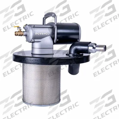 GUARDAIR Vacuum Head: Wet/Dry, Std, 1 1/2 in Vacuum Hose Dia, 129 cfm Vacuum Air Flow - Pneumatic Drum-Top Vacuum Heads