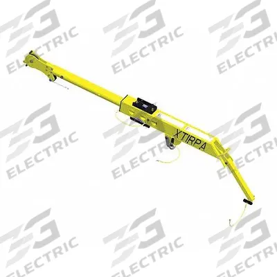 MSA XTIRPA Upper Davit Mast: Upper Arm Mast, Yellow, 3,664 lb Tensile Strength - Davit System Arms
