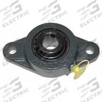 SEALMASTER 2 Bolt Flange Bearing: Radial Ball, 1 11/16 in Bore, Cast Iron, Set Screws, 7 13/32 in Lg (MPN SFT-27). Key specifications — Bore Type: Cylindrical; Brand: SEALMASTER; Lubricant Material: NLGI #2 Equivalent; Mounting Bolt Size: 1/2 in; System of Measurement: Inch.