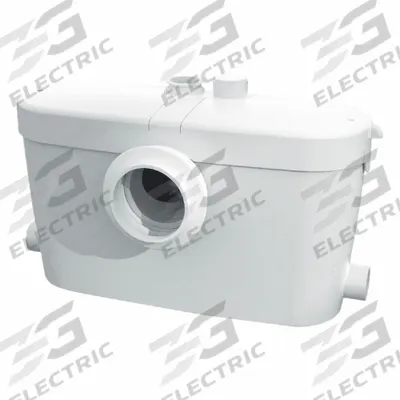SANIFLO External Macerator: Plastic, Single Phase, 1/2 hp, 110V AC - Macerator Sewage Ejector Pumps