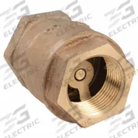 MILWAUKEE VALVE Low Lead Spring Check Valve: Swing, Inline Valve Body, 1 in Pipe Size, FNPT x FNPT (MPN UP548T 1). Key specifications — Brand: MILWAUKEE VALVE.