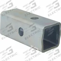 BUYERS PRODUCTS Hitch Adapter: 2 1/2 in Compatible Hitch Size, 5 3/4 in Overall Lg, Carbon Steel (MPN RTA2520). Key specifications — Brand: BUYERS PRODUCTS; Material: Carbon Steel.