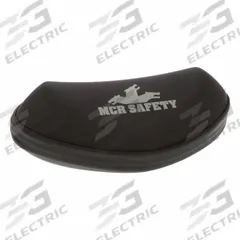 MCR SAFETY Eyewear Case: Zipper Closure Type, Belt Clip Not Included, Black, Polyester (MPN 202). Key specifications — Brand: MCR SAFETY; Closure Type: Zipper; Color: Black; Includes Belt Clip: Belt Clip Not Included; Material: Polyester.