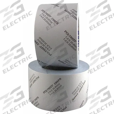 POLYKEN Duct Tape: Heavy Duty, White, 3 in Wd, 36 yd Lg, 7 mil Thick, 296FR - Flame-Retardant Duct Tape