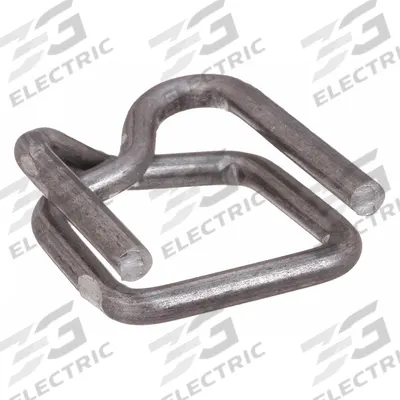 Grainger Strapping Buckle: Buckles, Fits 5/8 in Strap Wd, 3/25 in Seal Thick, Steel - Buckles for Polypropylene Strapping