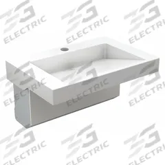 ACORN Wash Basin: 3801, White, Corterra®, 30 in Overall Lg, 20 in Overall Wd, 17 in Overall Ht (MPN 3801-09-H1-OCC11). Key specifications — Series: 3801; Includes: Mounting bracket.; Color: White; Brand: ACORN; Sink Type: General Purpose; Material: Corterra®; Sink Material: Polymer Resin.