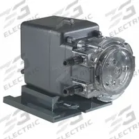 STENNER Peristaltic Chemical Metering Pump: 120V AC, 1/30 hp HP, 50 gpd Max. Flow Rate, Santoprene (MPN 45MFL5A1SUG1). Key specifications — Tubing Material: Santoprene; Brand: STENNER; Reproducibility: ±2.0%.