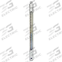 EVER-SAFE Liquid In Glass Thermometer: 0°F to 220°F, 150 mm, Full Immersion, Fahrenheit (MPN BM2020ABLS). Key specifications — Temperature Units: Fahrenheit; Brand: EVER-SAFE.