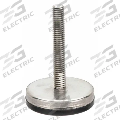 GLIDE RITE Male-End Leveling Mount: Fixed Stud, 1/2"-13 Thread Size, 2.4 in - Non-Skid Male Leveling Mounts