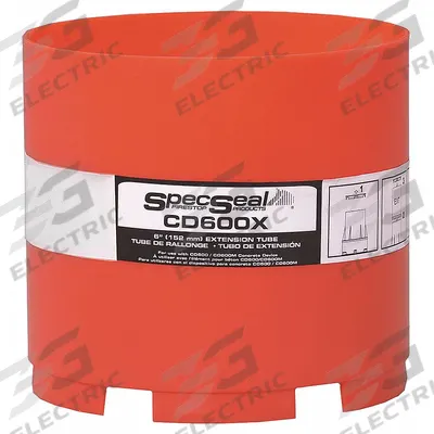 STI Height Adapter: 6 in Overall Ht, 3 hr, Plastic - Firestop Collars for Pipes