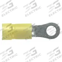 PANDUIT Ring Terminal: Yellow, Vinyl Insulation, 5/16 in Stud Size, 12 AWG to 10 AWG Wire Sizes (MPN PV10-56R-L). Key specifications — attr1308027: PANDUIT.