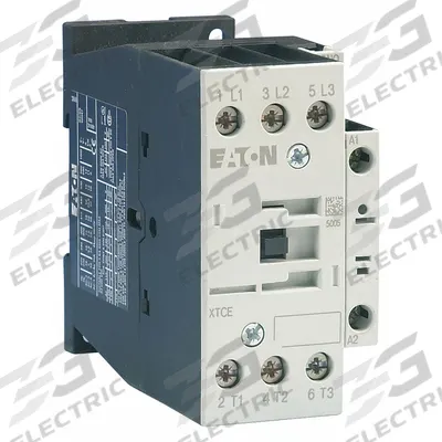 EATON Magnetic Contactor: Non-Reversing, 3 Poles, 3NO Contacts, 25 A - Non-Reversing IEC Contactors