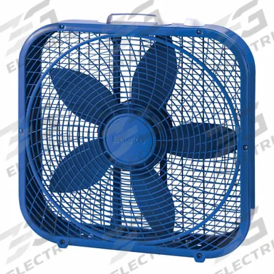 LASKO Freestanding Fan: Non-Oscillating, 3 Speeds, 22 9/16 in Ht - Office Box Fans