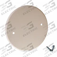 BELL Electrical Box Cover: 1 Gangs, Blank, For Round Box Shape, Steel, 5 in Overall Dia (MPN 5653-1). Key specifications — Brand: BELL; For Box Shape: Round; Material: Steel; Cover Design: Blank.