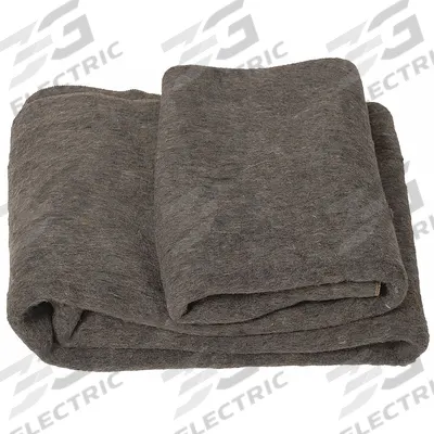 MEDSOURCE Blanket: Polyester/Wool, Gray, 54 in Wd - Wool Reusable Blankets