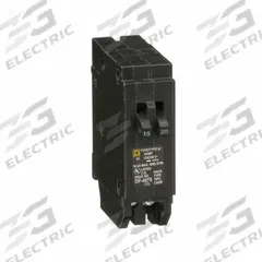 SQUARE D Miniature Circuit Breaker: 15/20 A, 120/240V AC, Single Phase, 10kA at 120/240V AC, 1 Poles (MPN HOMT1520). Key specifications — Phase: Single; Amps: 15/20 A; AC Voltage Rating: 120/240V AC; Max. AIR Rating: 10kA at 120/240V AC; For Use With: Homeline Load Center; Brand: SQUARE D.