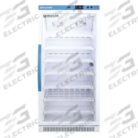 ACCUCOLD Lab Refrigerator: 8 cu ft, Upright, 2°C to 10°C, 24 3/8 in Overall Dp, 23 3/8 in Overall Wd (MPN ARG8ML). Key specifications — Door Opening Style: Right; Color: White; Alarm Type: Temperature; Manufacturer Part Number: ARG8ML; Brand: ACCUCOLD; Product Type: Lab Refrigerator; Door Type: Swing Glass; Refrigerant Type: R-600a.