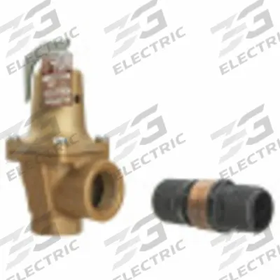 Watts Relief Valve: FNPTF x FNPTF, 1 1/4 in x 1 1/4 in, Copper Silicon Alloy - ASME Section XIII Hot Water Pressure Relief Valves
