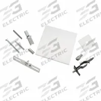 KEYSTONE TECHNOLOGIES Light Fixture Mounting Kit: For Use With Linear Arch Fixtures, 2 in Overall Lg (MPN KT-LALED-SC-UNV-NF-KIT /A). Key specifications — Brand: KEYSTONE TECHNOLOGIES; Includes: Aircraft Cable; For Use With: Linear Arch Fixtures.