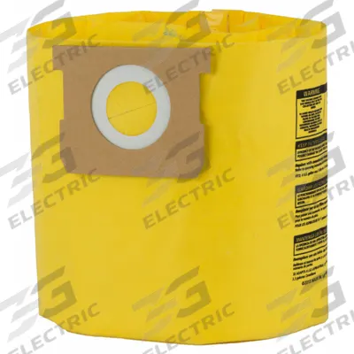 SHOP-VAC Vacuum Bag: All Around Plus/FloorMaster, Dry, Paper, 2-Ply, Std - Shop Vacuum Bags