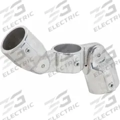 Structural Pipe Fitting: Tee, Cross, 1 1/2 in For Pipe Size, For 1 7/8 in Actual Pipe Outer Dia (MPN 19E-8). Key specifications — Manufacturer Part Number: 19E-8; Brand: HOLLAENDER; Finish: Mill; Material: Aluminum; Product Type: Tee.