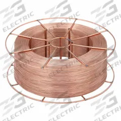 LINCOLN ELECTRIC MIG Welding Wire: Carbon Steel, ER70S-2, 0.035 in, 33 lb, Steel Spool (MPN ED037003). Key specifications — Brand: LINCOLN ELECTRIC; Spool Type: Steel Spool; Tensile Strength (As Welded) (Merch): 76 ksi; Yield Strength (As Welded) (Merch): 63 ksi.