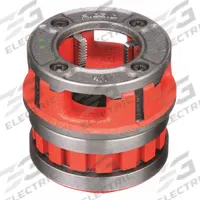 RIDGID Manual Threader Die Head: 12R, For 1 1/4 in Pipe, NPT, Alloy Steel, Right Hand (MPN 37405). Key specifications — attr530269: NPT; attr530251: Right Hand; attr530247: RIDGID.