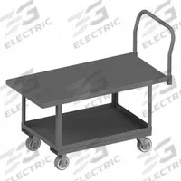 APPROVED VENDOR Platform Truck: 2,000 lb, 48 in L x 30 in W x 26 in H Deck, Solid, 12 ga Deck, Std (MPN WHPT30486MR95). Key specifications — Side Panel Type: No Side Panels; Brand: APPROVED VENDOR; Color: Gray; Caster/Wheel Configuration: (2) Rigid.